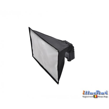 SBSL300 - Universele Softbox 300x200mm - geschikt voor alle cameraflitsers - illuStar