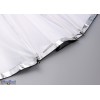 URDP140TS - Parapluie avec assature en Nylon (POM) - blanc diffus et revêtement amovible argent/noir - ø140cm - illuStar