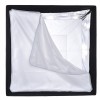 B002-A144 - Boîte à lumière - Softbox 50x50cm - pivotant sur 360° - repliable - avec sac - elfo