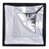 B002-A144 - Boîte à lumière - Softbox 50x50cm - pivotant sur 360° - repliable - avec sac - elfo