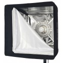 B005-A144 - Softbox 75x75cm - 360° draaibaar - Opvouwbaar - inclusief tas - elfo