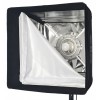 B005-A144 - Softbox 75x75cm - 360° draaibaar - Opvouwbaar - inclusief tas - elfo