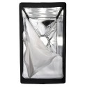 B004-A144 - Softbox 50x90cm - 360° draaibaar - Opvouwbaar - inclusief tas - elfo