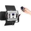 LEDP36PRO - LED Video & Foto Studioverlichting 36W + 36W Bi-Color, 2x NP-F750/960 batterijslot, DC 13V-19V - illuStar