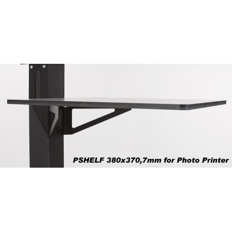 PSHELF - Optionele toehoren voor B100 staander - Plateau (380x370,7mm) voor plaatsing van een kleine fotoprinter