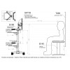 B100 - Statif avec fonction inclinable pour système photo d’identité SKT03