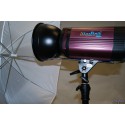RSM18 - Standaard reflector ø18cm met opening voor paraplu, voor illuStar FI & FS & LEDB & SM & KS-serie (Bowens-S koppeling)