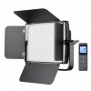 LEDP60PRODMX - Eclairage LED de studio Video & Photo 60W + 60W Bi-Couleur, DMX-512, Support de bat. 2x NP-F750/960, DC 13V-19V