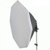 Lamphouder LHSBO55 voor E27 lamp met Easy opvouwbare Softbox octogonaal ø55 cm - illuStar