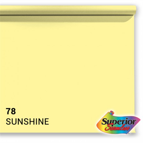 Rouleau de papier de fond - 78 Sunshine 1,35 x 11m