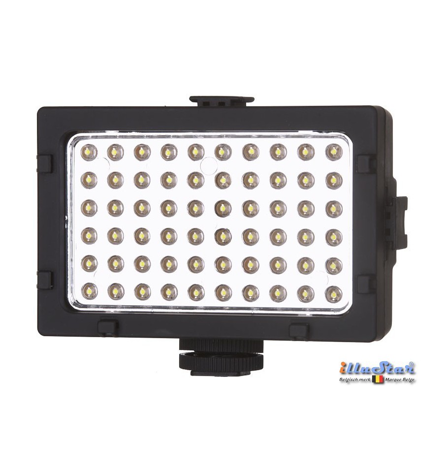 Lampe LED pour caméra Vidéo & Photo 6W - LEDC-6W 5500°K - 360 lm - Batterie  intégrée rechargeable Li-ion -  GSL NV/SA