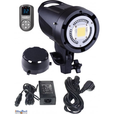 LEDB-500 - Lampe LED 50W pour studio Vidéo & Photo, 5500°K, 6000 lm, Numérique, Monture Bowens-S - illuStar