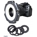 LED Ring Video & Foto cameralamp 10W - LEDR-10W - 5500 ° K - 1200 lm - Voor 6 AA-batterijen - illuStar