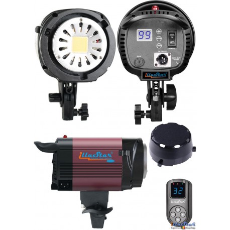 LEDB1000 - Lampe LED 100W pour studio Vidéo & Photo, 5500°K, 12000 lm, Numérique, Monture Bowens-S - illuStar