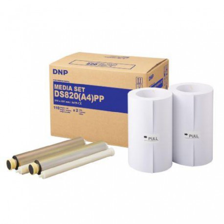 DNP 2 rollen papier Premium A4 (220 vellen) voor DS820