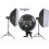 Studioflitsset - 2x FI-300A 300 Ws, 2x statief 250cm, 2x Softbox 60x90cm - illuStar