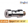 SP4F8M - Spigot 5/8” - 39mm (femelle 1/4" - mâle 3/8") - illuStar