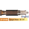 SP8H4M - Spigot 5/8” - 90mm (hexa - mâle 1/4”) - illuStar