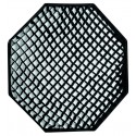 B110 - Grille nids d'abeilles élastique pour Boîte à lumière (softbox) octogonale / modèle rond ø100cm - elfo