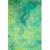 BM089 - Achtergronddoek 3 x 6 m - Handgeverfde katoenen mousseline van hoge kwaliteit - met lus voor dwarsligger - Gevlekt