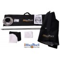 SB2290HCA144 - Softbox 2in1 - 22x90cm met Diffusor & Honingraatrooster - 360° draaibaar - Opvouwbaar - inclusief tas - illuStar