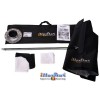 SB4060HCA144 - Softbox 2in1 - 40x60cm met Diffusor & Honingraatrooster - 360° draaibaar - Opvouwbaar - inclusief tas - illuStar