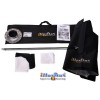 SB70100A144 - Boîte à lumière - Softbox 70x100cm - pivotant sur 360° - repliable - avec sac - illuStar
