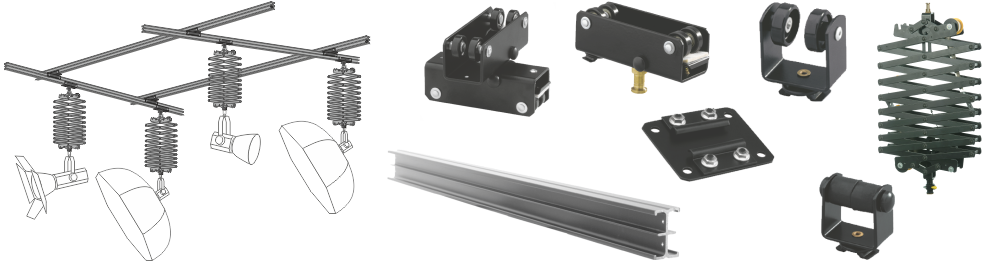 Ceiling Rail-System Ceiling Rail-System